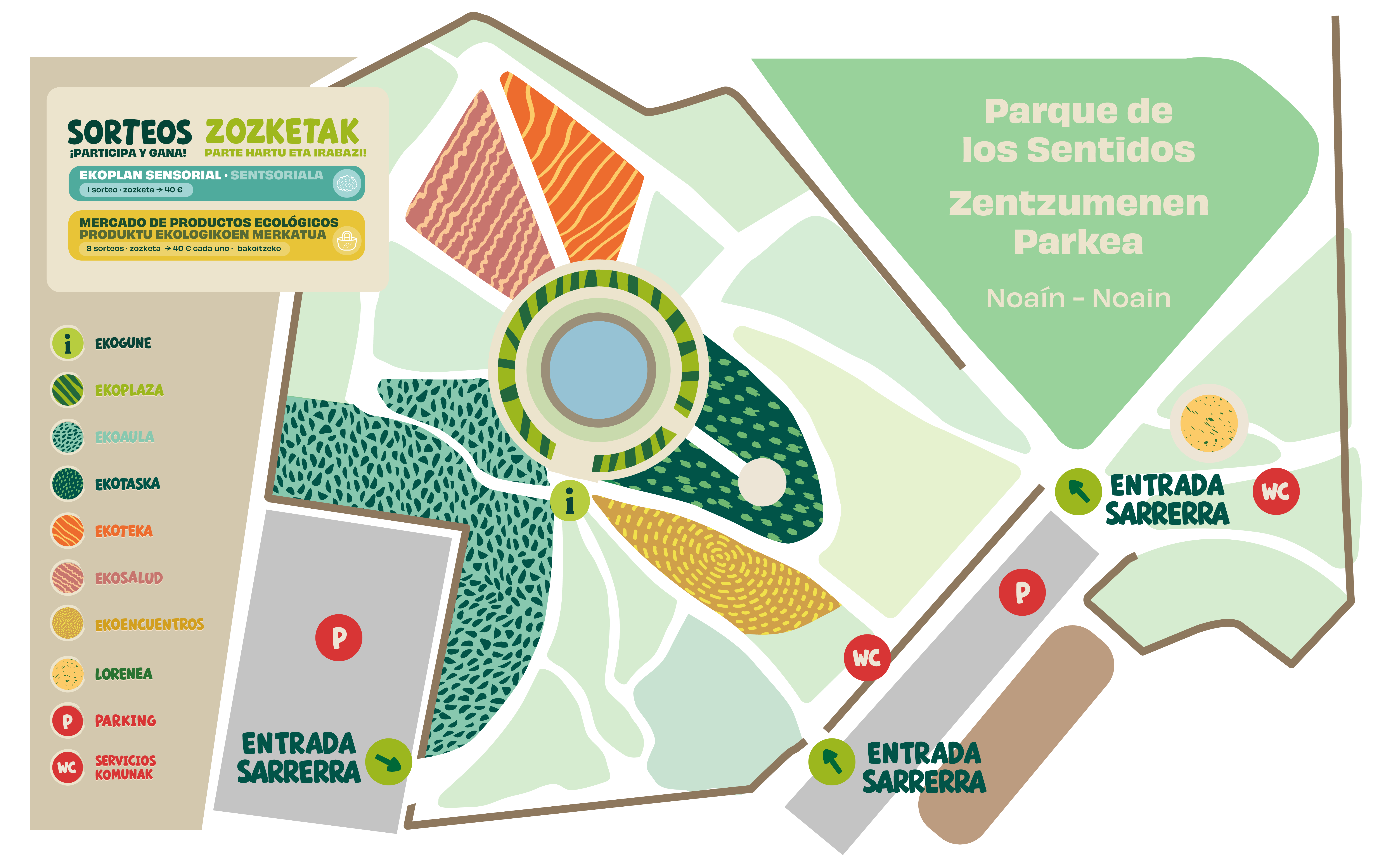 Mapa de la feria